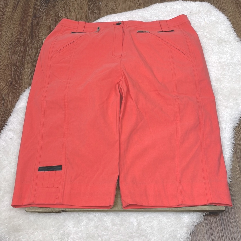 Jamie Sadock Orange Golf Shorts